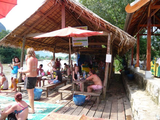 Vang Vieng tubing Vang Vieng tubing