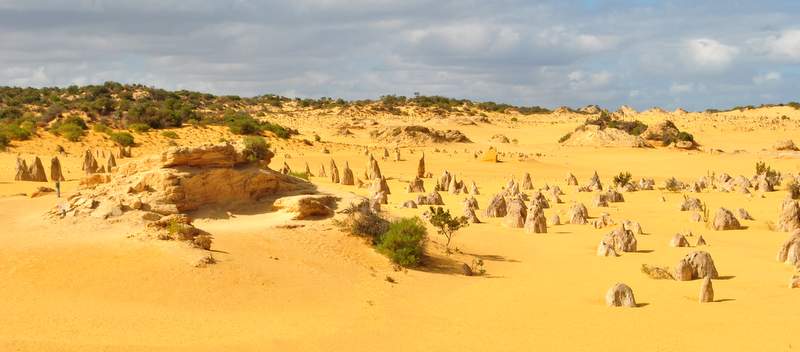 Les Pinnacles en plein désert côte Ouest australienne