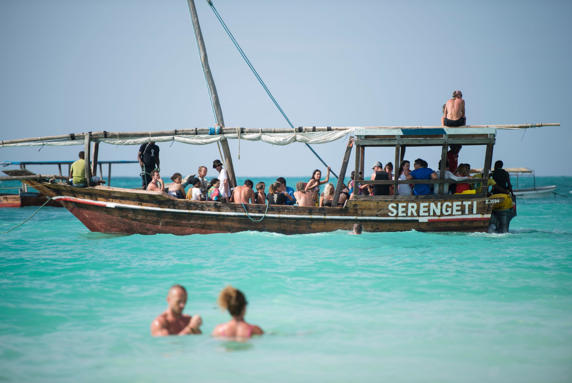 touristes a zanzibar